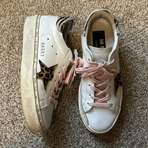 Golden Goose Hi Star lace-up sneakers